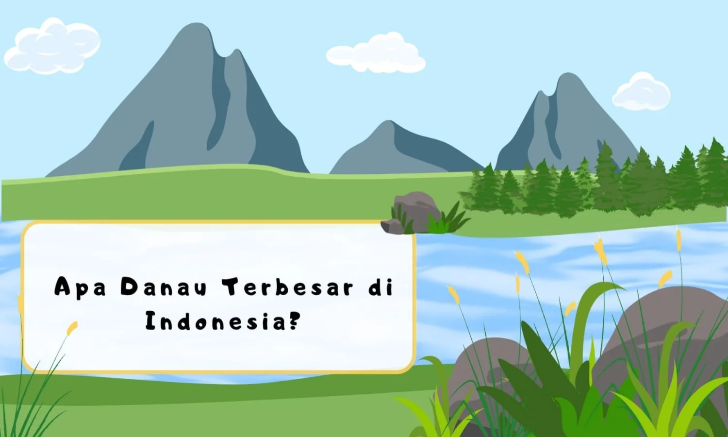 Yuk, Intip 10 Danau Terbesar dan Terdalam yang Ada di Indonesia